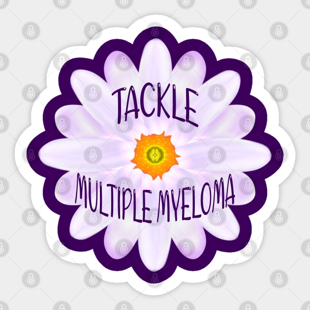 Tackle Multiple Myeloma Sticker by MoMido